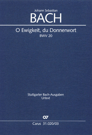 O Ewigkeit, du Donnerwort (Klavierauszug)