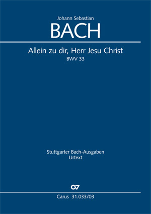 Allein zu dir, Herr Jesu Christ (Klavierauszug)