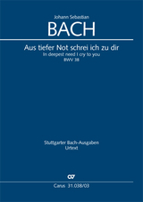 Aus tiefer Not schrei ich zu dir (Klavierauszug) - Johann Sebastian Bach