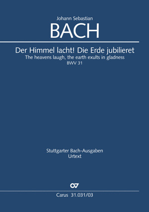Der Himmel lacht! Die Erde jubilieret (Klavierauszug) - Johann Sebastian Bach