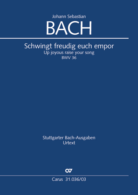 Schwingt freudig euch empor (Klavierauszug) - Johann Sebastian Bach
