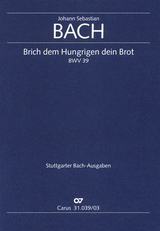 Brich dem Hungrigen dein Brot (Klavierauszug) - Johann Sebastian Bach