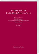 Zeitschrift f&uuml;r Balkanologie 54 (2018) 2 - 