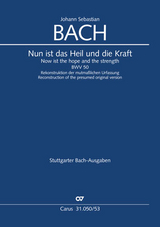Nun ist das Heil und die Kraft (Klavierauszug) - Johann Sebastian Bach