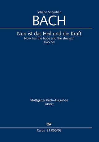 Nun ist das Heil und die Kraft (Klavierauszug)