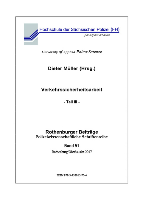 Verkehrssicherheitsarbeit - 