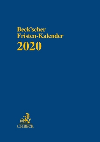 Beck'scher Fristen-Kalender 2020