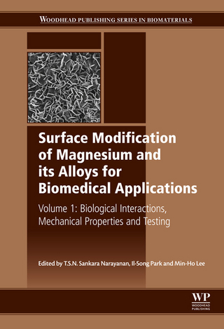 Surface Modification of Magnesium and its Alloys for Biomedical Applications