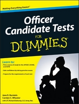 Officer Candidate Tests For Dummies - Jane R. Burstein, Carolyn C. Wheater, Richard Dahoney