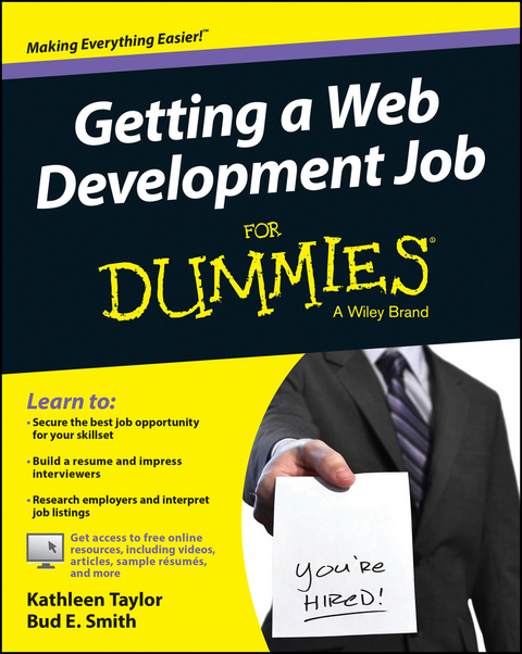 Getting a Web Development Job For Dummies - Kathleen Taylor, Bud E. Smith