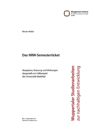 Das NRW-Semesterticket