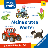 ministeps: Mein erster B&uuml;cher-W&uuml;rfel: Meine ersten W&ouml;rter (B&uuml;cher-Set) - Ina Milk