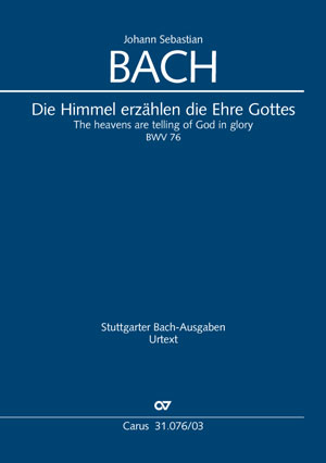 Die Himmel erzählen die Ehre Gottes (Klavierauszug)