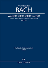 Wachet! betet! betet! wachet! (Klavierauszug) - Johann Sebastian Bach