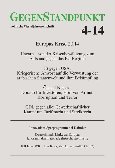 GegenStandpunkt 4-14 - 