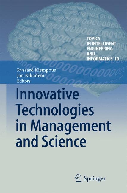 Innovative Technologies in Management and Science - 