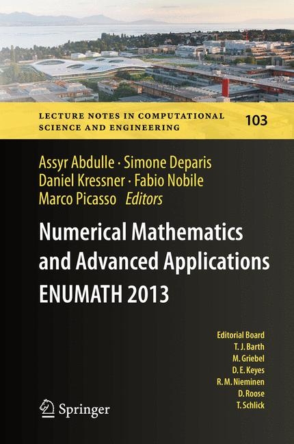 Numerical Mathematics and Advanced  Applications - ENUMATH 2013 - 