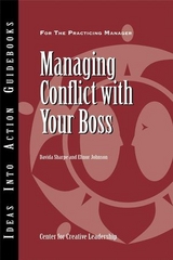 Managing Conflict with Your Boss - Davida Sharpe, Elinor Johnson