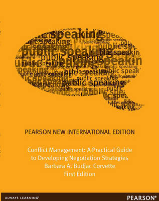 Conflict Management -  Barbara A. Budjac Corvette Ph.D.