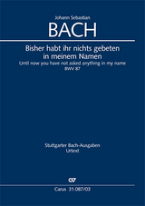 Bisher habt ihr nichts gebeten in meinem Namen (Klavierauszug) - Johann Sebastian Bach