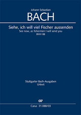 Siehe, ich will viel Fischer aussenden (Klavierauszug) - Johann Sebastian Bach