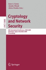 Cryptology and Network Security - 