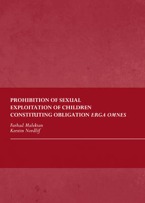 Prohibition of Sexual Exploitation of Children Constituting Obligation Erga Omnes