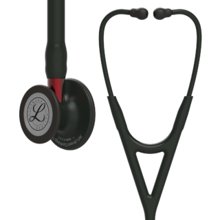 Littmann Cardiology IV Stethoskop Black Edition - red Stem