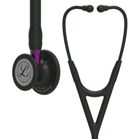 Littmann Cardiology IV Stethoskop Black Edition - violet Stem