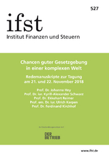 ifst-Schrift 527 - Johanna Hey, Kyrill-Alexander Schwarz, Ekkehart Reimer, Ulrich Karpen, Ferdinand Kirchhof