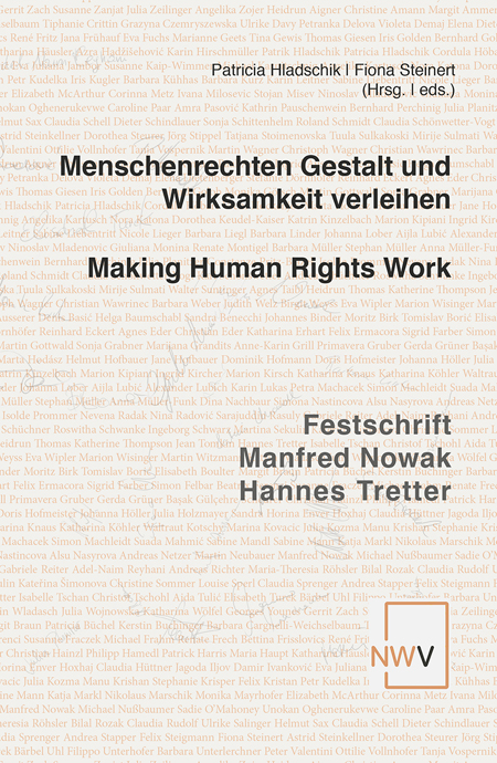 Menschenrechten Gestalt und Wirksamkeit verleihen- Making Human Rights Work - 