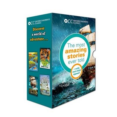 Oxford Children's Classics: World of Adventure box set -  Kenneth Grahame,  RUDYARD KIPLING,  Robert Louis Stevenson,  Mark Twain