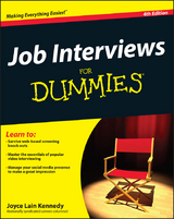 Job Interviews For Dummies - Joyce Lain Kennedy
