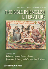 The Blackwell Companion to the Bible in English Literature - 