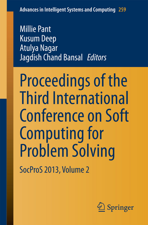 Proceedings of the Third International Conference on Soft Computing for Problem Solving - 