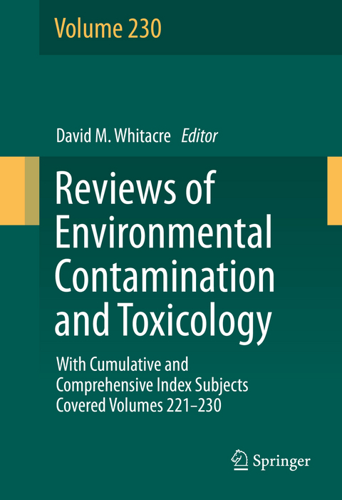 Reviews of Environmental Contamination and Toxicology volume - 