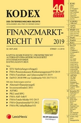 KODEX Finanzmarktrecht Band IV 2019 - 