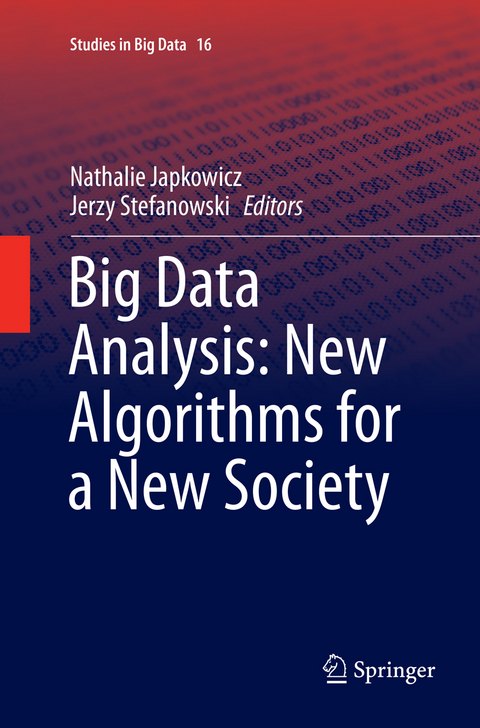Big Data Analysis: New Algorithms for a New Society - 