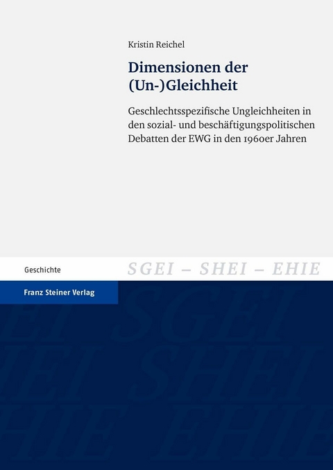 Dimensionen der (Un-)Gleichheit - Kristin Reichel