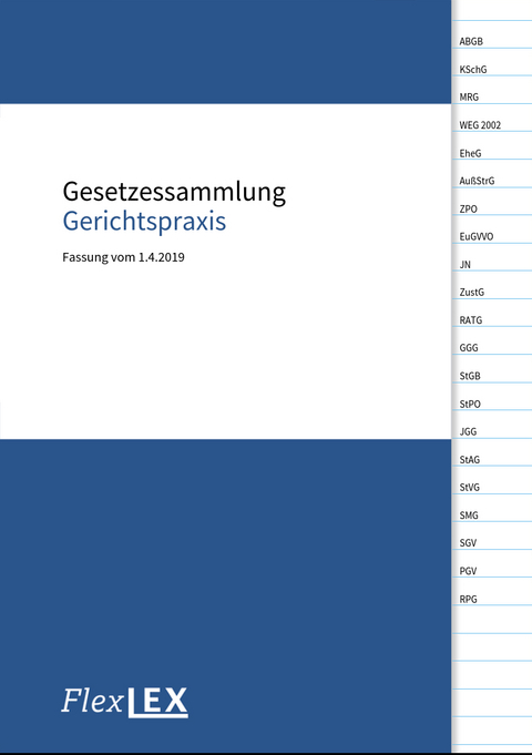 Gesetzessammlung Gerichtspraxis - 