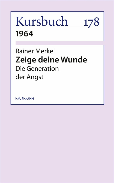 Zeige deine Wunde - Rainer Merkel