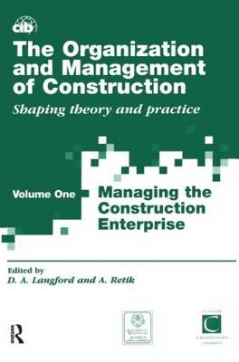 Organization and Management of Construction - 