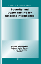 Security and Dependability for Ambient Intelligence - 