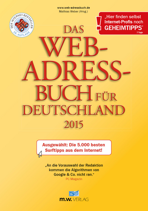 Das Web-Adressbuch f&uuml;r Deutschland 2015 &ndash; E-Book-Ausgabe - 