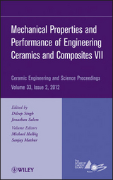 Mechanical Properties and Performance of Engineering Ceramics and Composites VII, Volume 33, Issue 2 - 