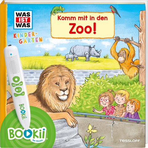 BOOKii&reg; WAS IST WAS Kindergarten Komm mit in den Zoo - Benjamin Schreuder, Andrea Weller-Essers