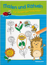 Malen und R&auml;tseln f&uuml;r Kindergartenkinder (Blau)