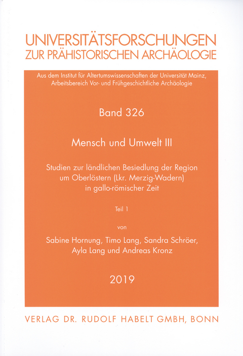 Mensch und Umwelt III - Sabine Hornung, Timo Lang, Sandra Schr&ouml;er, Ayla Lang, Andreas Kronz