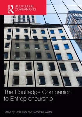 Routledge Companion to Entrepreneurship - 