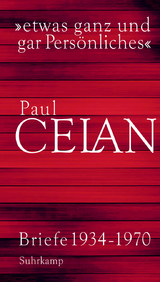 &raquo;etwas ganz und gar Pers&ouml;nliches&laquo; - Paul Celan